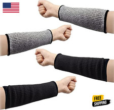 2 Pairs Forearm Sleeve Cut Resistant Sleeves for Men and Women Arm Protectors