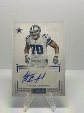 2012 Panini Playbook #170 - Tyrone Crawford - Rookie Signatures Auto - ser# /140