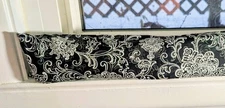 Door Draft Stopper, Cedar Filled, Draft Stopper, Window Draft Stopper, Paisley