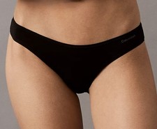 CALVIN KLEIN Ideal Cotton Black Bikini Panty NEW Womens Sz M 6 L 7 QD5126
