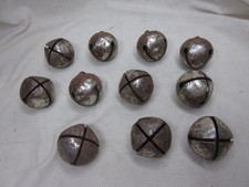 11 vintage jingle bells rusty bell lot approximately 1.5" Holiday Christmas ring