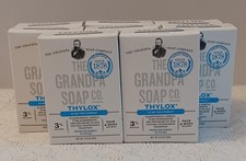 8 NIB The Grandpa Soap Co Thylox Acne Treatment Bar All Natural 3 Sulfur 3.25