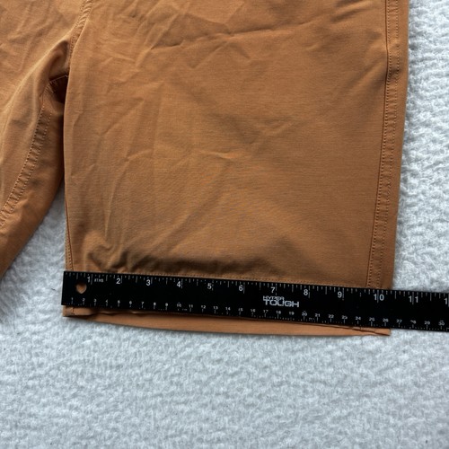 Pantalones Cortos Faherty Para Hombre 33 Naranja Todo el Día Rendimiento Tecnología Elastizados Informales - Imagen 6 de 9