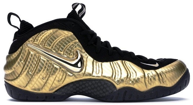 Size 10.5 - Nike Air Foamposite Pro Metallic Gold for sale online
