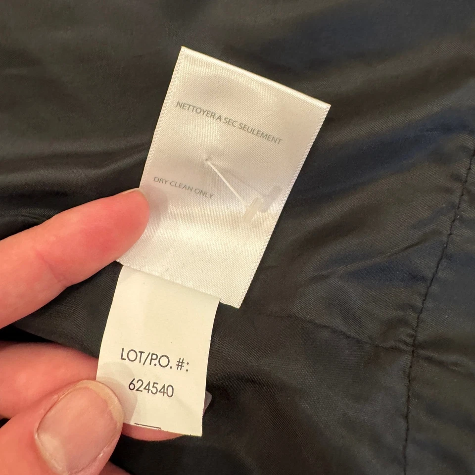 Tribal Wool Blend Leopard Print Belted Coat Jacket Winter Outerwear 4 Black Gray - Image 3 of 4