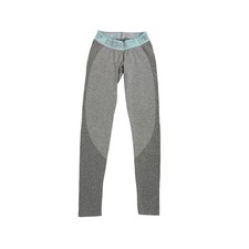 Gymshark Athletic Leggings Flex Gray Blue Logo Athleisure Pants Size Women's XS