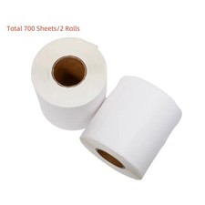 700 Sheets 2 Rolls 4x6" Direct Thermal Shipping Labels Self-Adhesive Paper