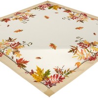 Tischdecke Herbst Mitteldecke 85X85 Decke TischwäSche BläTter Aaron Pflegeleicht