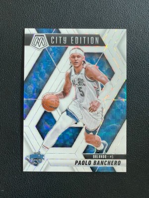 Paolo Banchero 2024-25 Panini Mosaic City Edition White Mosaic 21/25 #283