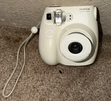 Fujifilm Instax Mini 7S Instant Camera White Film Tested Free-Ship