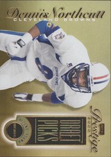 2000 Playoff Prestige Draft Picks #DP20 Dennis Northcutt RC Rookie Card. rookie card picture