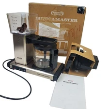 Technivorm Moccamaster 53940 KBGV 10-Cup Coffee Maker 40 oz Chipped Warm Plate