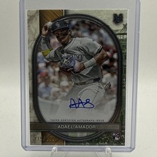 2025 Topps Museum Archival Autographs Adael Amador RC ROOKIE AUTO 89/199 Rockies