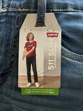 Levi's 511 Slim Fit Jeans Boys Size 18 REG 29x31 Denim Moisture Control Flex NWT