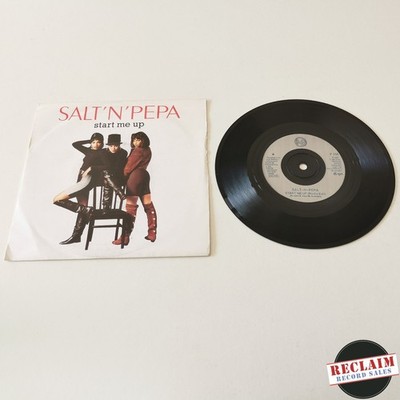 salt n pepa - start me up 7'' vinyl record VG