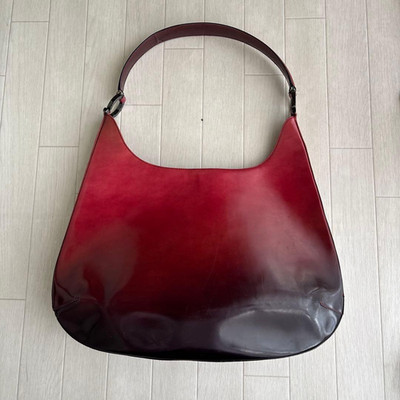 Ferragamo Gancini Gradient Shoulder Bag Bordeaux One Shoulder Bag Authentic