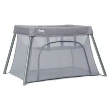 Jeep Horizon Compact Travel 2-in-1 Playard and Bassinet - Light Gray