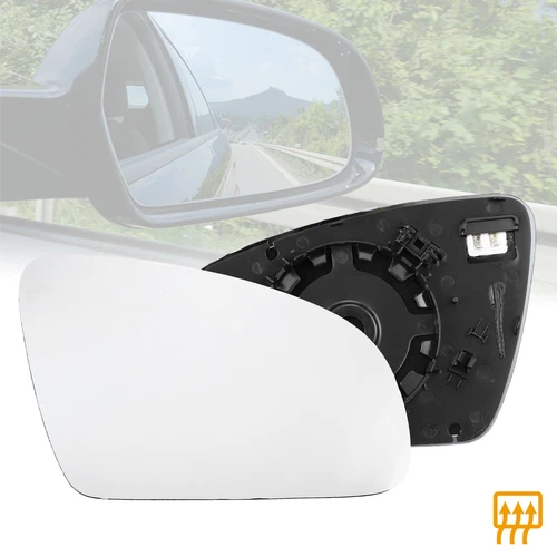 Car Rearview Passenger Side Heated Mirror Glass W/ Backing for HYUNDAI KONA 2018