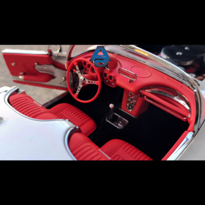 Rare AUTOart 1:18 Chevrolet Corvette 1958 Diecast Car Model