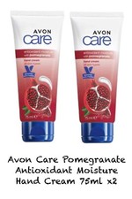 Avon Care Pomegranate Antioxidant Moisture Hand Cream 75ml X2