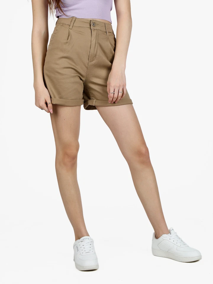 Sexy Sense Shorts donna a vita alta in cotone - Immagine 2 di 4
