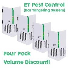 ET Pest Control (Bat Targeting System) | 4-Pack Volume Discount Bat Control