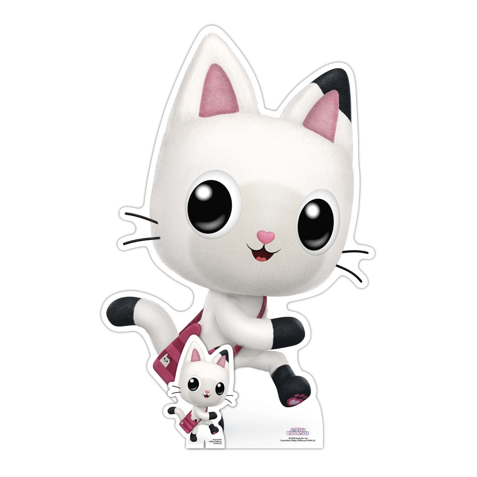 Pandy from Gabby's Dollhouse Official Cardboard Cutout with FREE Mini Standee