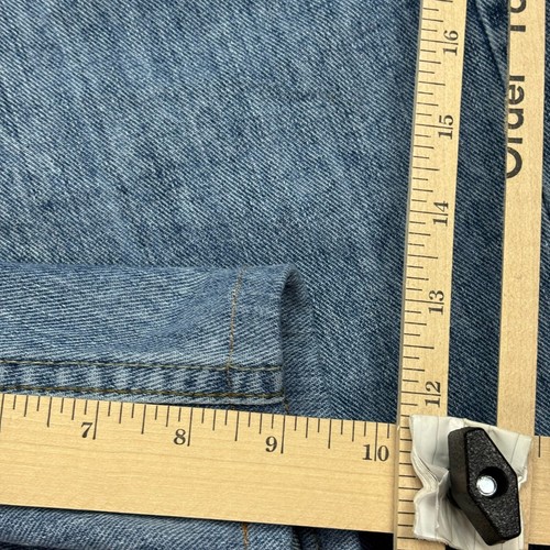 Lee Denim Shorts Adult W38 Blue Jorts Carpenter Relaxed Hip Hop Workwear Mens - 第 6/9 張圖片