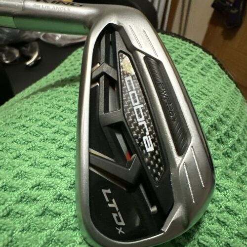 New Left Hand King Cobra Ltdx 7 Iron Demo/Fitting Steel KBs Tour 90 Reg STD/2up