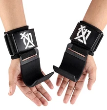 Weight Lifting Gym Hooks Lifting Straps Wrist Wraps Powerlifting Support By DYX