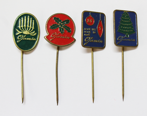 4 X Pin Of Pin C Jamin Edition Navidad C 1960 S Ebay