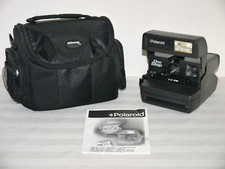 Polaroid OneStep 600 Instant Camera with Manual  Case Flash Tested One Step