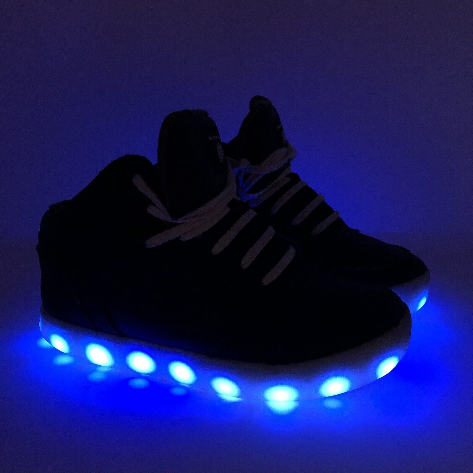 Skechers Boys S Lights Energy Lights Black Top Sneakers Sz 13 90600L |