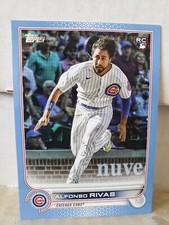 Alfonso Rivas 2022 Topps Series 2 #526 Blue Father's Day Parallel /50 SSP Rookie