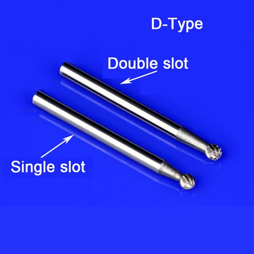 Various Tungsten Carbide Rotary Burr Bits Cutter File Milling Cutter 3mm Shank - Picture 10 of 16
