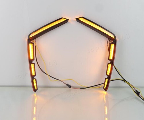 For Hyundai Elantra 2024-2025 LED Daytime Running Lights/Turn Signal Lights 2PCS - Picture 8 of 13