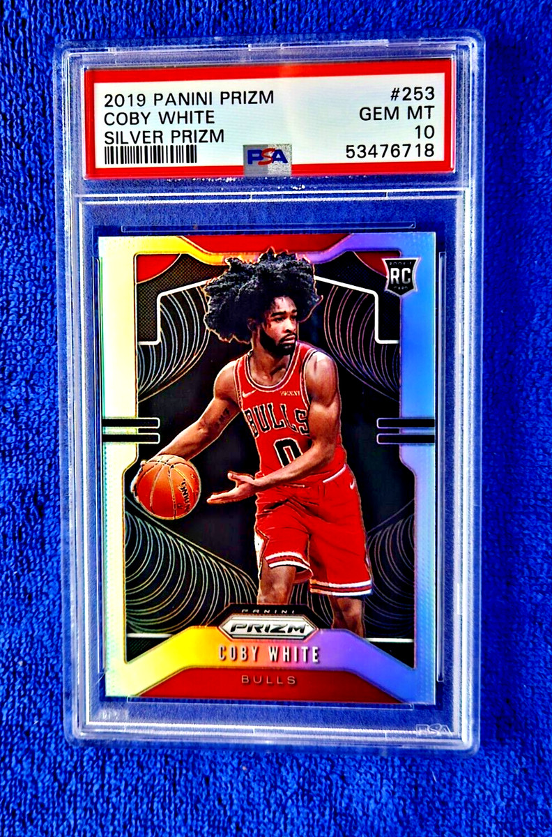 2019-20 Panini Prizm Coby White Silver Prizm Rookie RC #253 PSA 10 