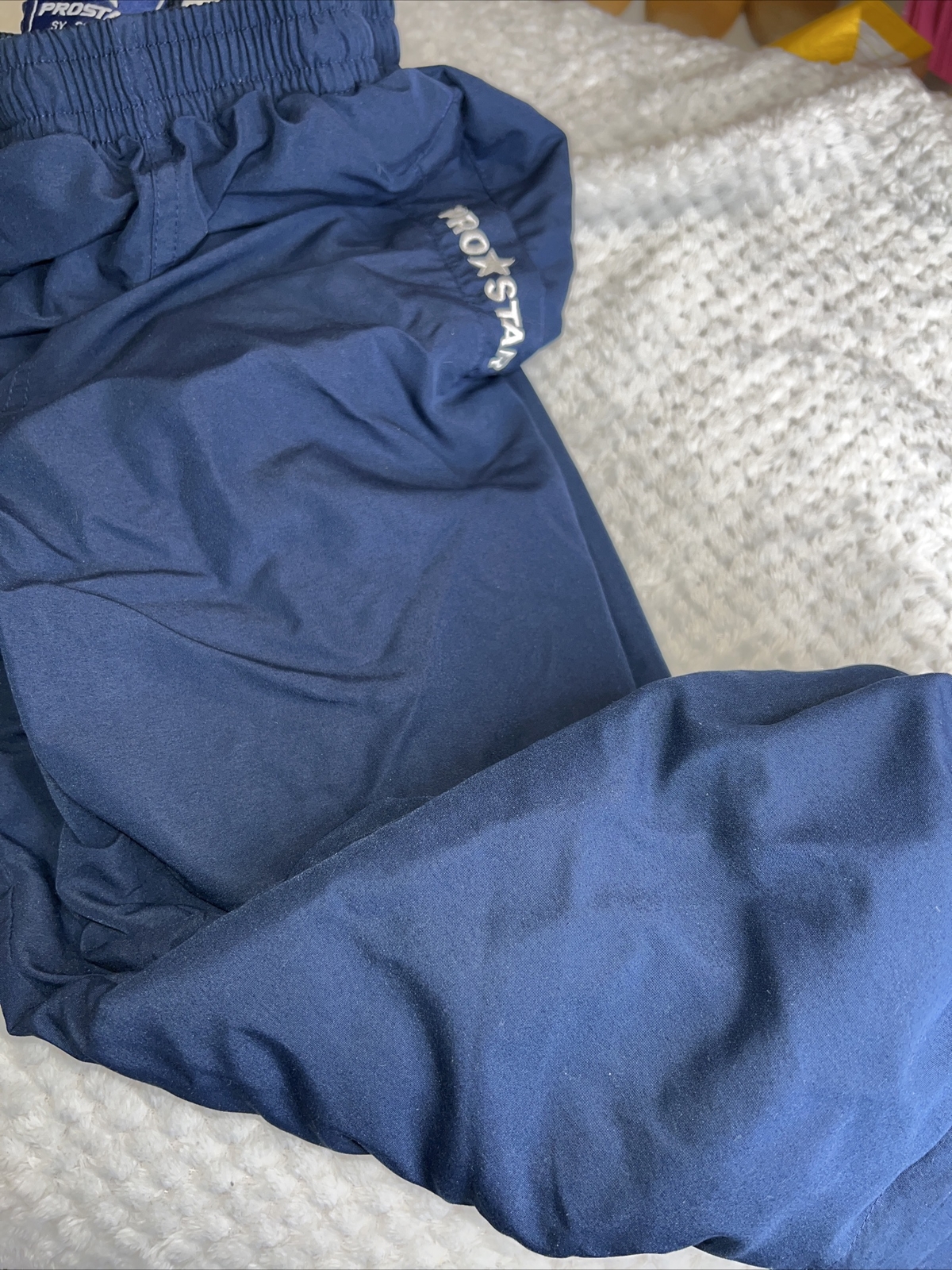 Boys ProStar blue tracksuit bottoms 22 24 image 5