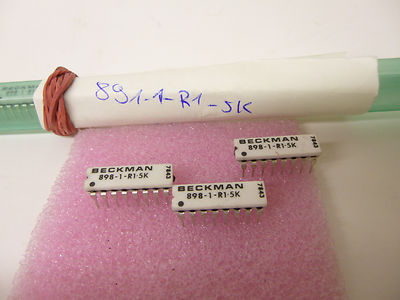 12 Stück Widerstand Netzwerk 13x 1.5KΩ | Resistor Array Network| 2% |898-1-R1.5K