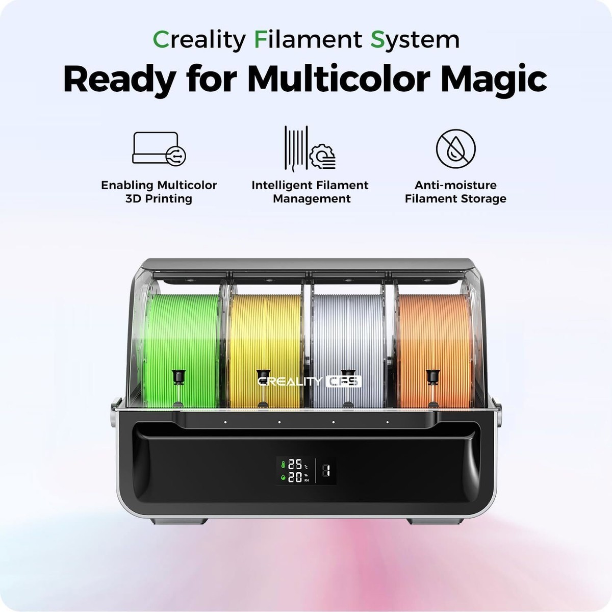 Creality CFS Multi Color Filament System 16 Color Print for K2