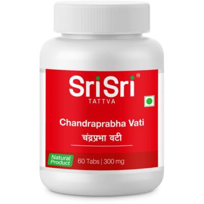 Sri Sri Tattva Ayurveda CHANDRAPRABHA VATI 60 Tablets | 300mg Tablet