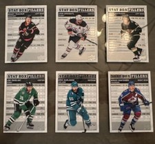 2023-24 Upper Deck Hockey Series 1 Stat Box Fillers 10 Card Lot