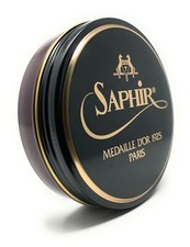 Burgundy - Saphir Medaille d'Or Pate de Luxe Shoe Polish Wax - 100ml Tin