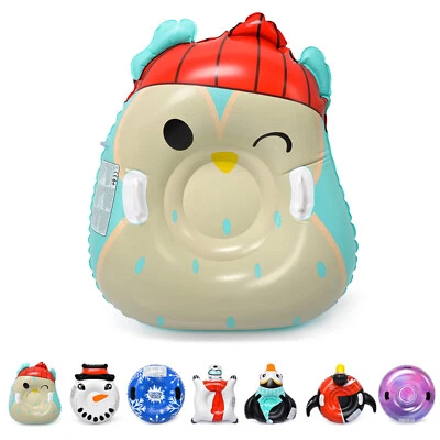 METEOR Schlitten Aufblasbare SnowTube Schneerutscher Rutschreifen Rodel 110x80x35 OWL