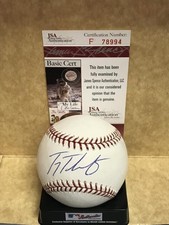 TROY TULOWITZKI TORONTO BLUE JAYS SIGNED M.L. BASEBALL JSA F78994