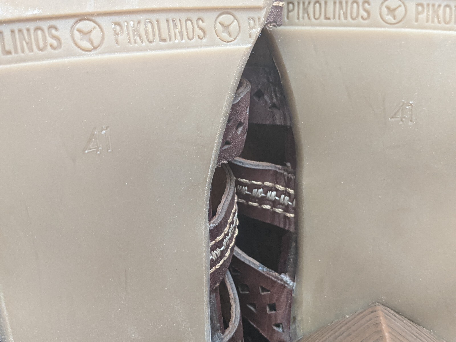 PIKOLINOS Brown Java Gladiator Sandal Zip Back St… - image 21