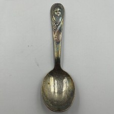 Vintage Gerber Baby Silver Plated Spoon By Winthrop International Silver