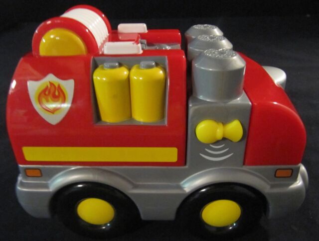 Mega Bloks Red and Gray Fire Truck Engine | eBay