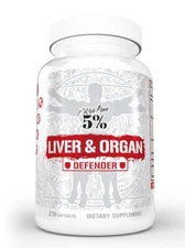 5% Nutrition Rich Piana LIVER AND ORGAN DEFENDER 270 Caps PCT Support