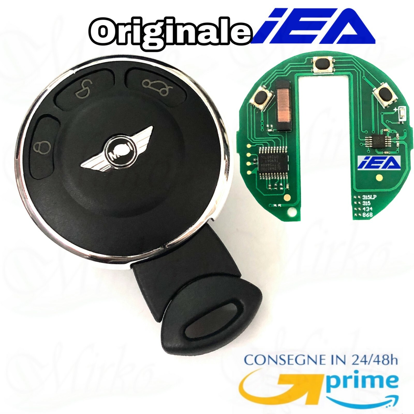 COVER & CHIP CHIAVEGUSCIO COMPATIBILE per MINI COOPER ONE S D COUNTRYMAN CLUBMAN